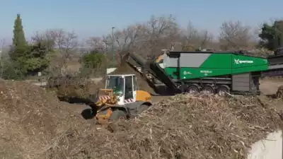 Plateforme de traitement des déchets végétaux - Sydetom66