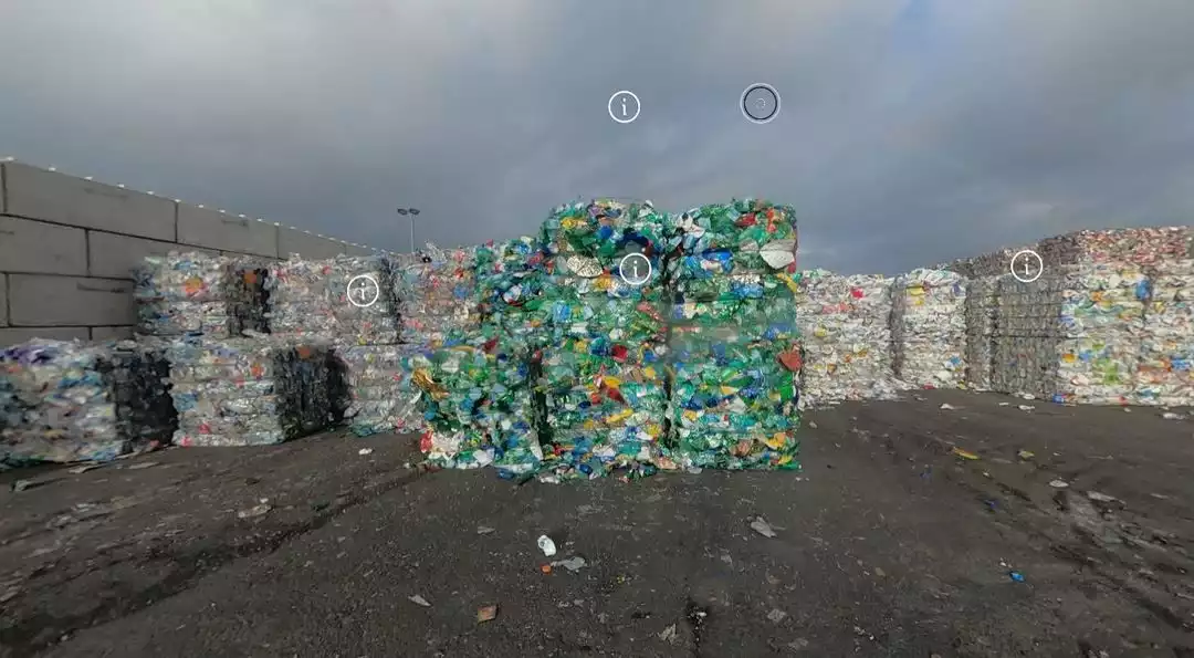 Balles de matières recyclables 