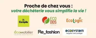Les 6 éco-organismes présents en déchèterie