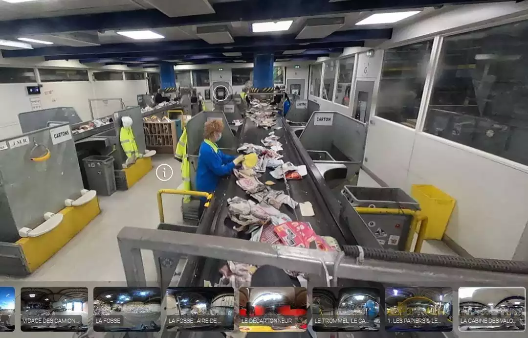 Les valoristes controlent le tri des machines