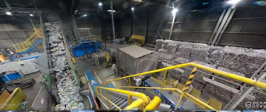 Centre de tri du Sydetom66 - visite virtuelle