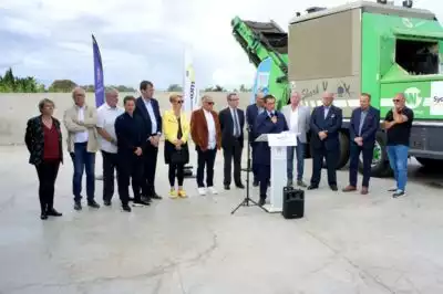 Sydetom66 : Inauguration Plateforme de Déchets Végétaux de Torreilles