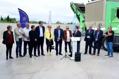 Sydetom66 : Inauguration Plateforme de Déchets Végétaux de Torreilles