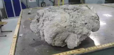 bloc de béton à ramener en décheterie
