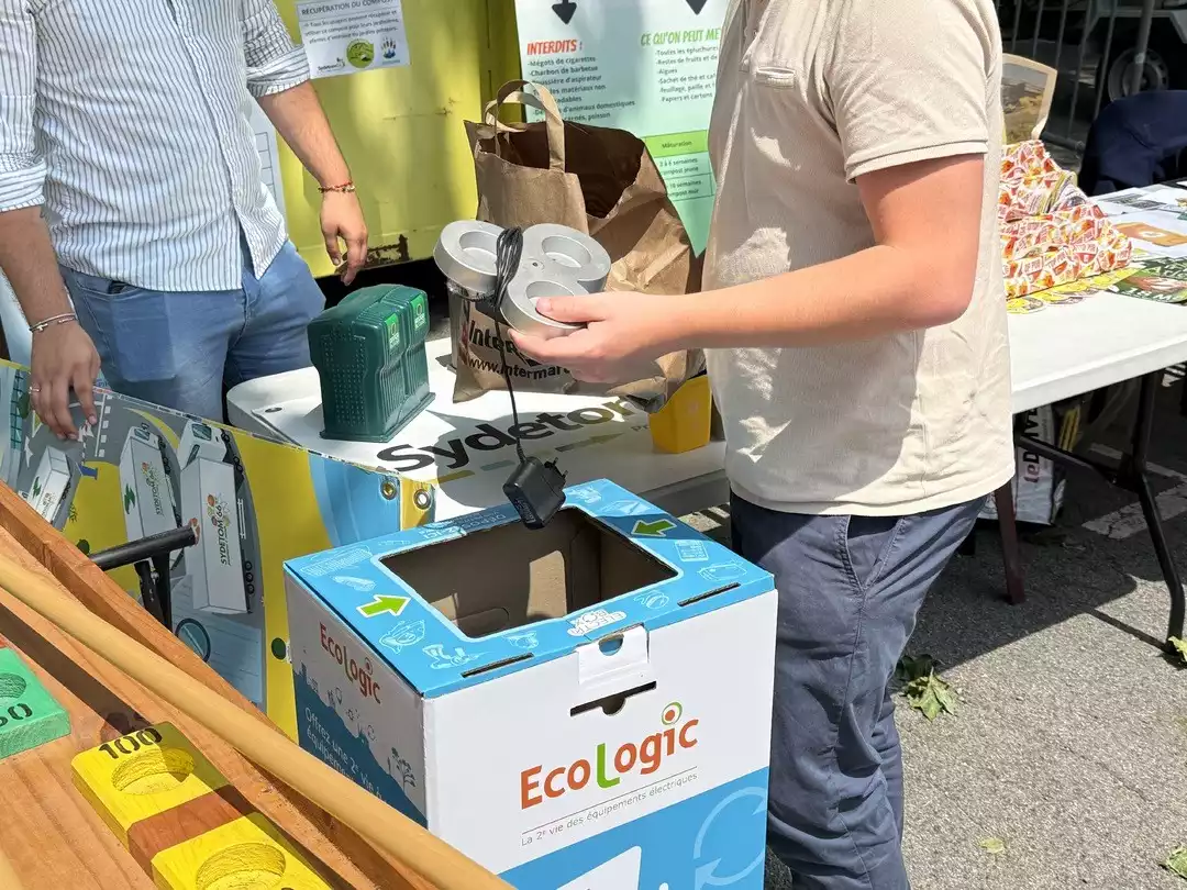 ​Un point de collecte éphémère pour les DEEE