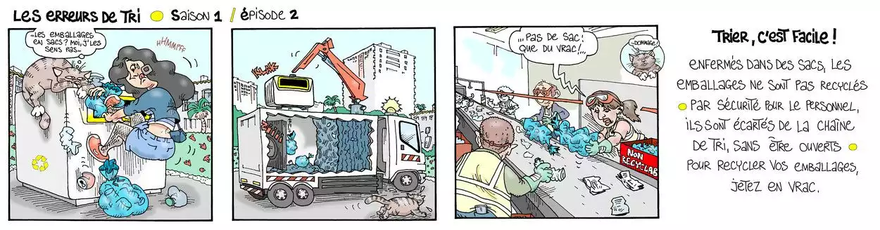 Campagne de communication - Les erreurs de tri