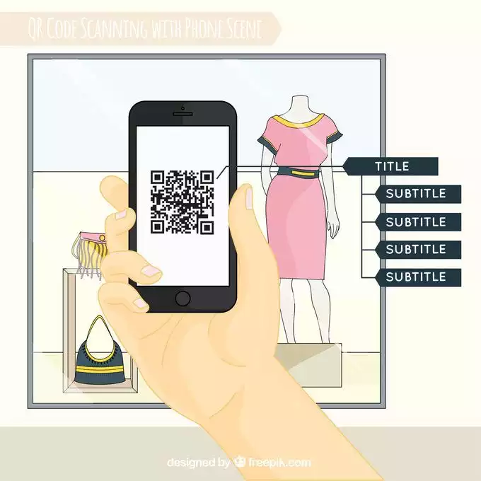 Des QR codes sur les étiquettes de vêtements