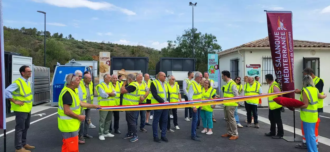 Le Sydetom66 présent à l’inauguration de la Déchèterie de Durban-Corbières