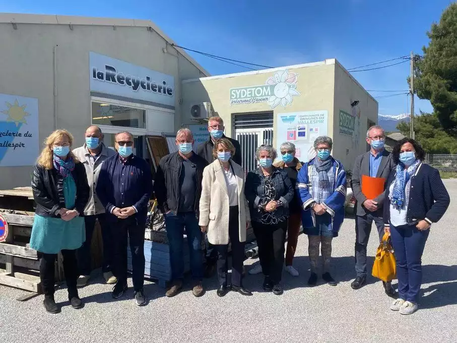 Visite des recycleries d'Elne et Céret